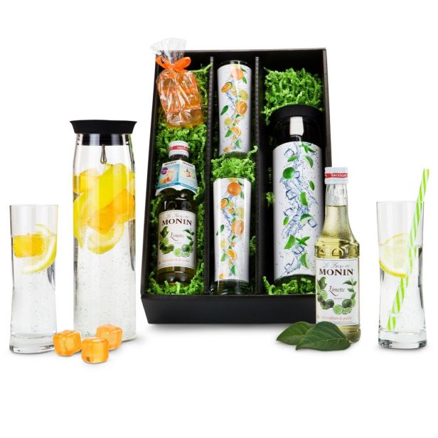 Geschenkset Karaffe Frisch & Fruchtig - mit Logogravur