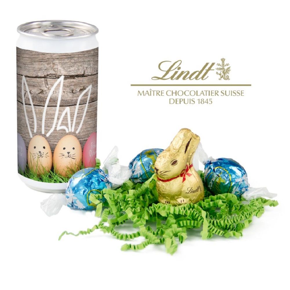 Lindt-Oster-Überraschung in der Dose - mit individuellem Etikett