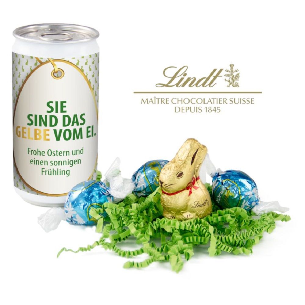 Lindt-Oster-Überraschung in der Dose - mit individuellem Etikett