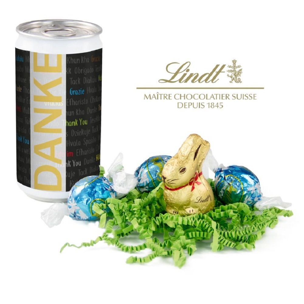 Lindt-Oster-Überraschung in der Dose - mit individuellem Etikett