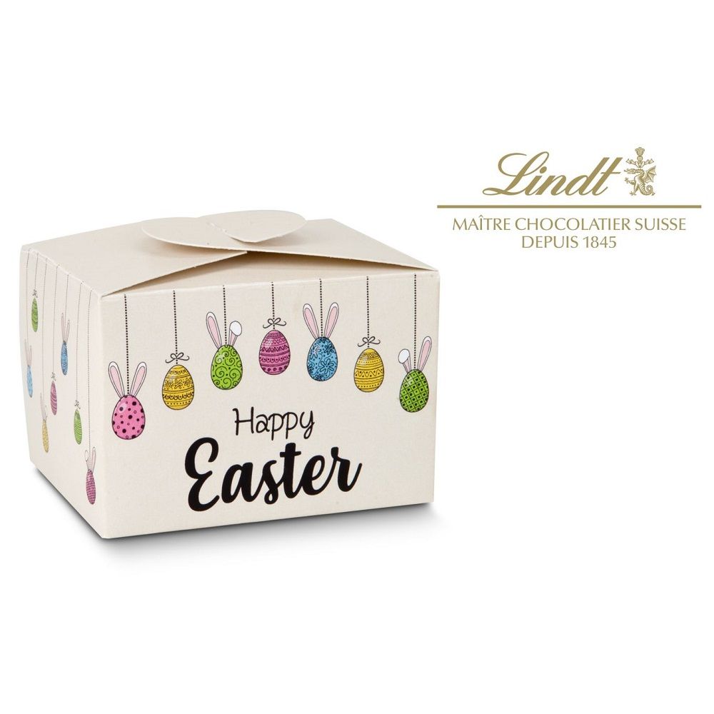 Buntes Lindt Osternest - auch in individueller Faltschachtel