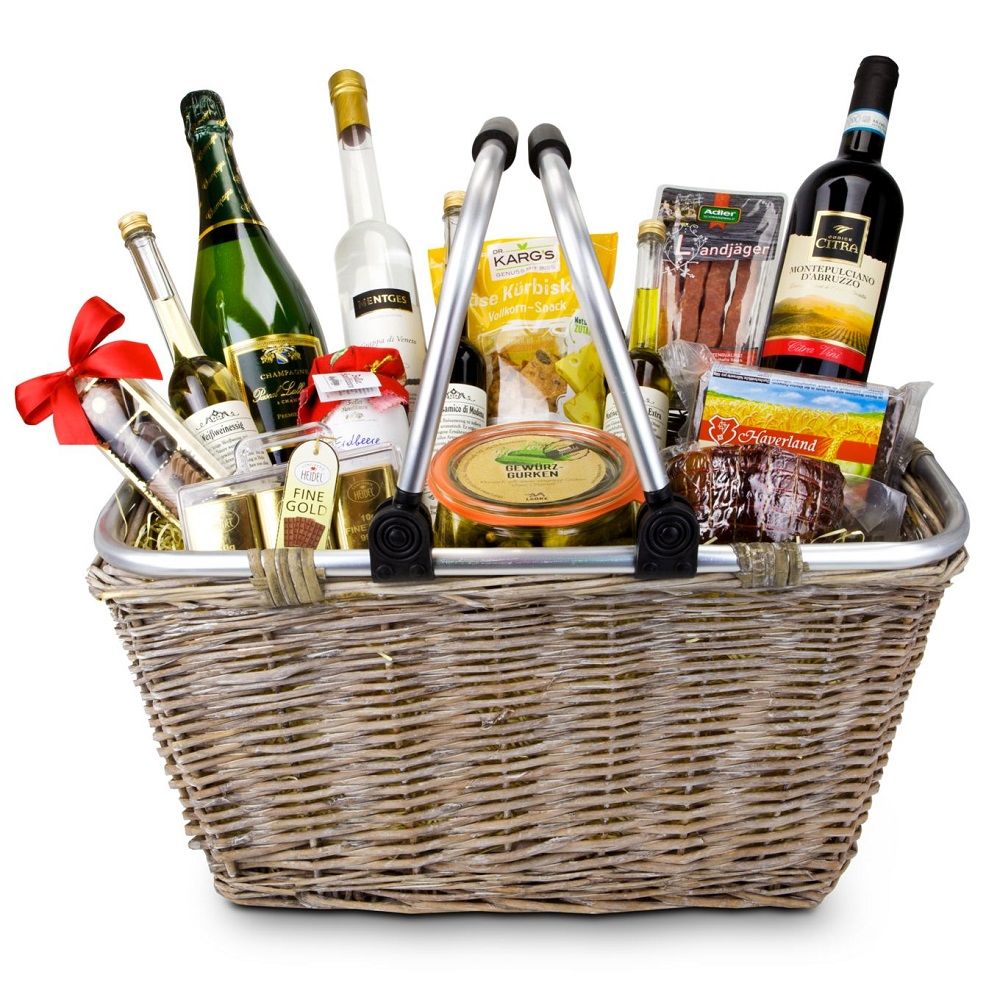 Geschenkkorb XXL mit 14 leckeren Produkten