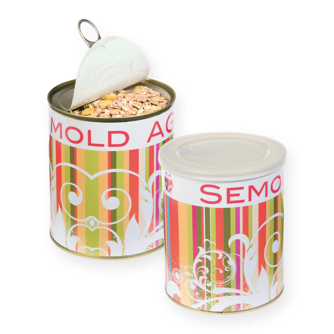 Müsli in Aroma-Metalldose