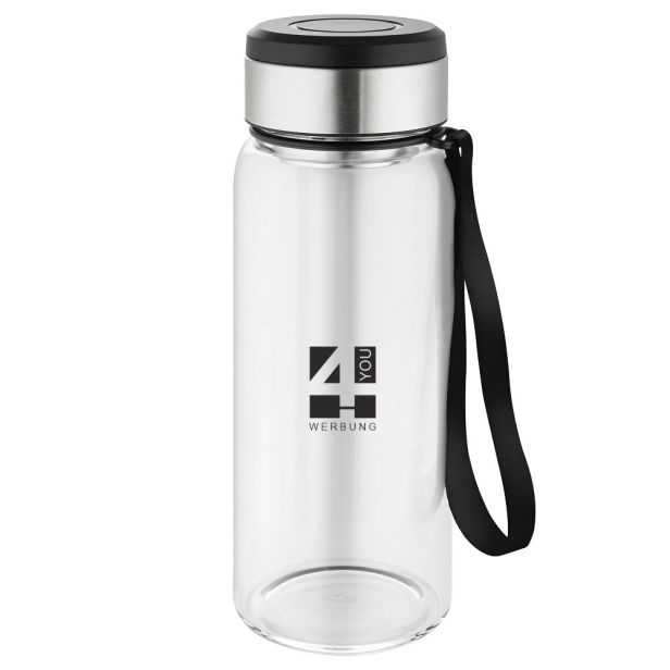 Wasserflasche  mit Thermomanschette "Generation Refill" mit Logo