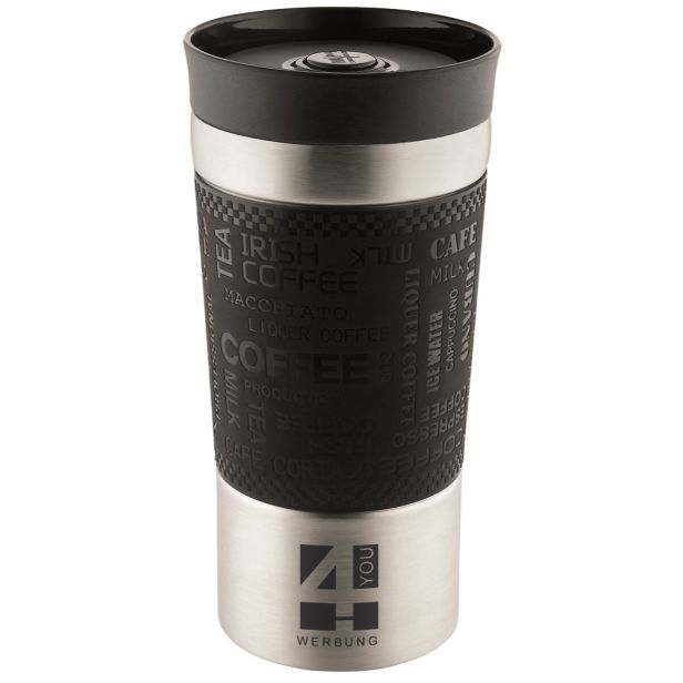 Thermobecher mit Teesieb & 360° Trinköffnung "Crema Extensa"