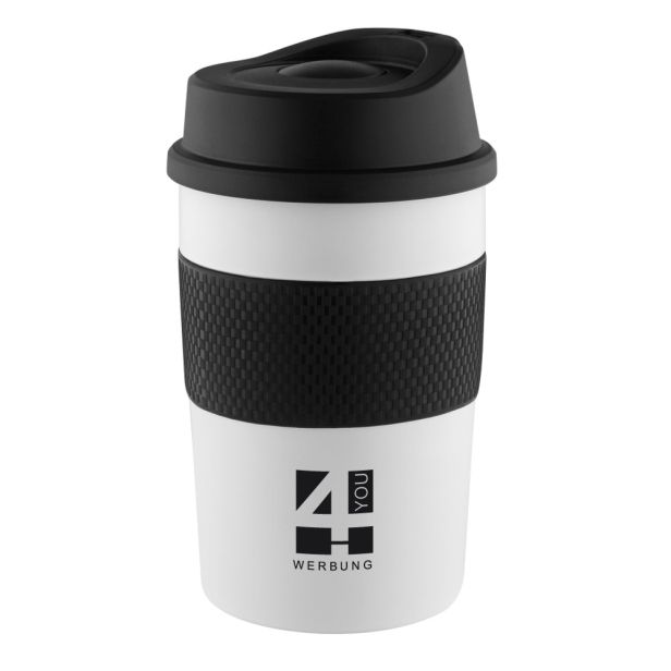 Thermobecher "Crema Coffee House" mit Logogravur oder - druck