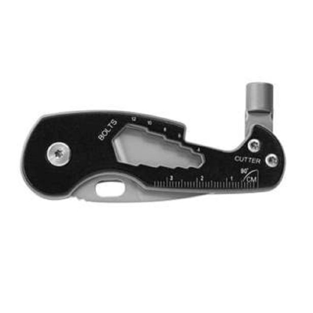 Multitool-Taschenmesser "Craftman" schwarz mit Logogravur