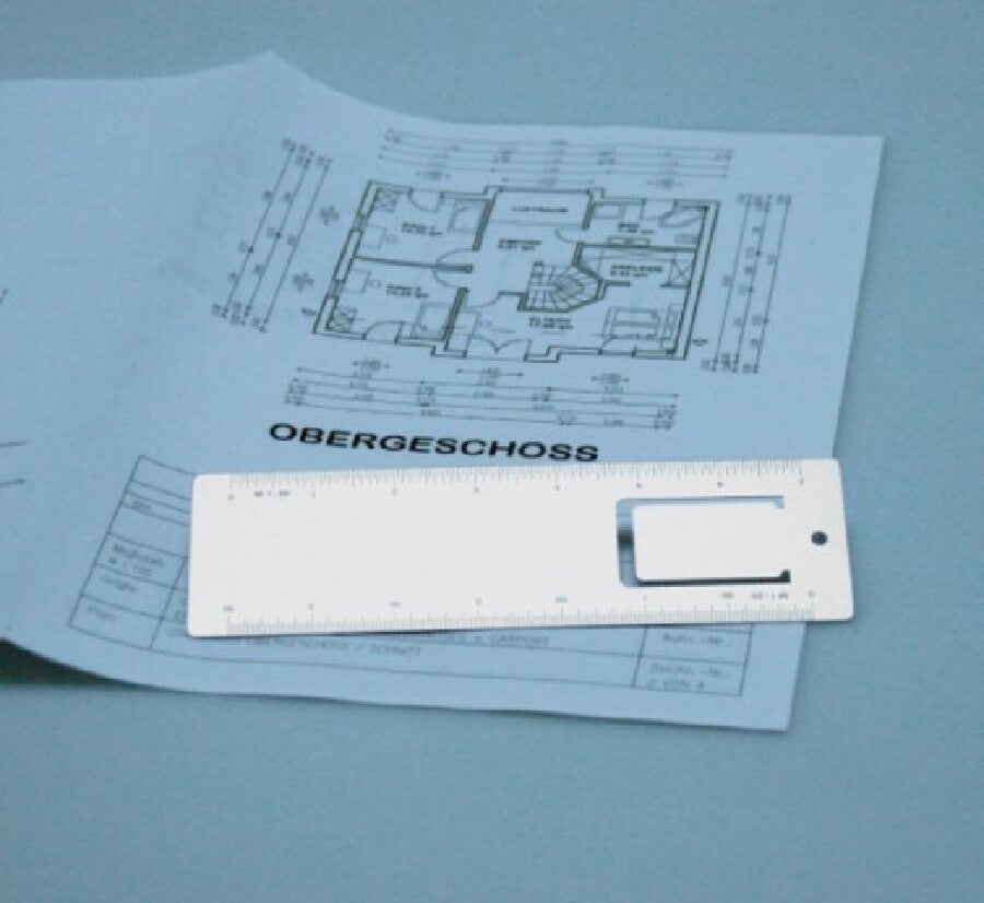 Lineal Mail@Metal silber