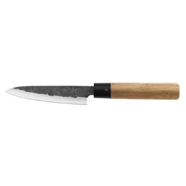 Japanisches Gourmer-Messer mit Logogravur oder - druck auf dem Griff