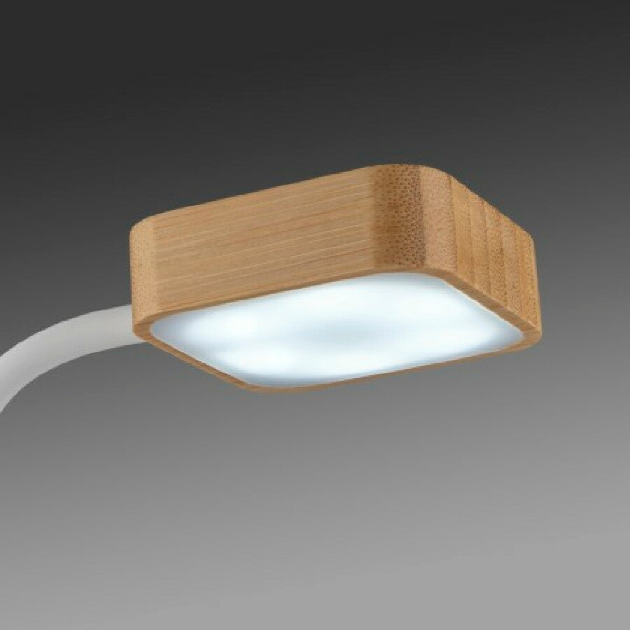 Tisch- & Ladeleuchte "LumiBamboo"