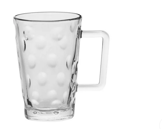 Dubbeglastässel mit Wunschdruck & optionalem Eichstrich