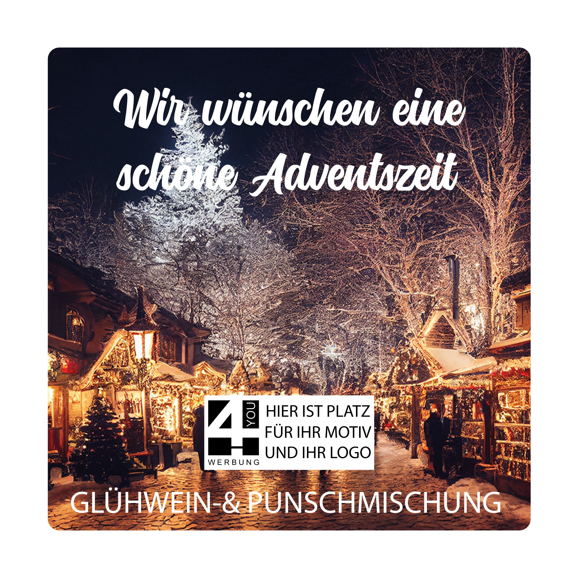 Adventszauber-Set – Emailletasse mit Glühweinmischung