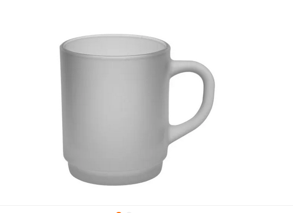 Henkelbecher Satiniert mit Wunschdruck & optionalem Eichstrich