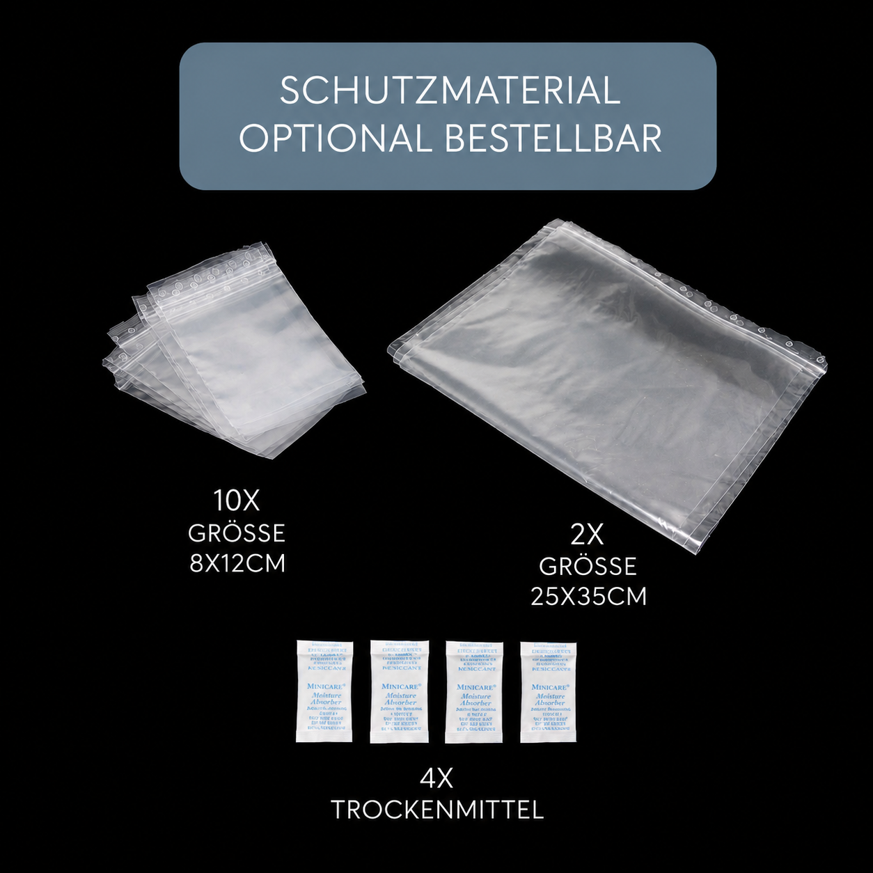 Zeitkapsel mit individuellem Druck, 2 Größen