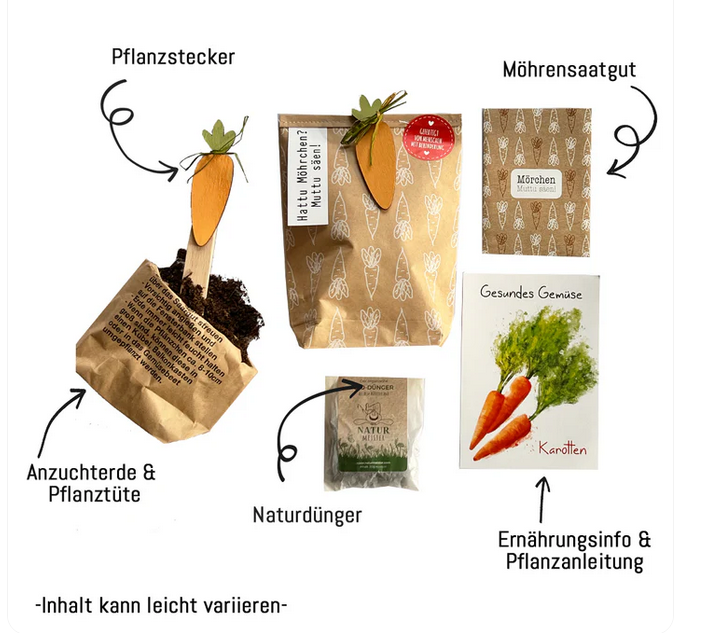 Hattu Möhrchen Wundertüte mit Möhre