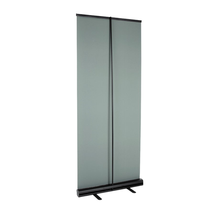 Roll-Up Bannerdisplay mit schwarzer Kassette - 85 x 200 cm