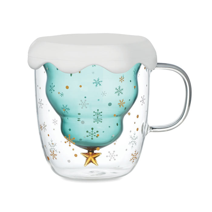 Doppelwandiger Becher - Wintermotiv