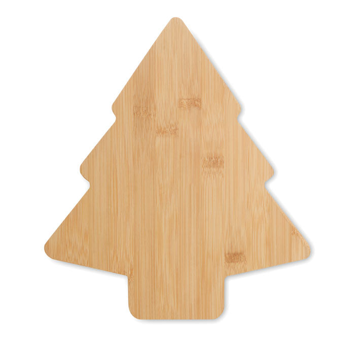 Tablett aus Bambus - Tannenbaum-Form