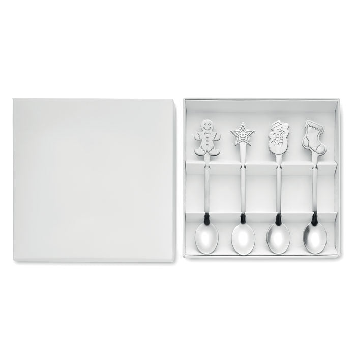 4 Teelöffel-Set - Weihnachten