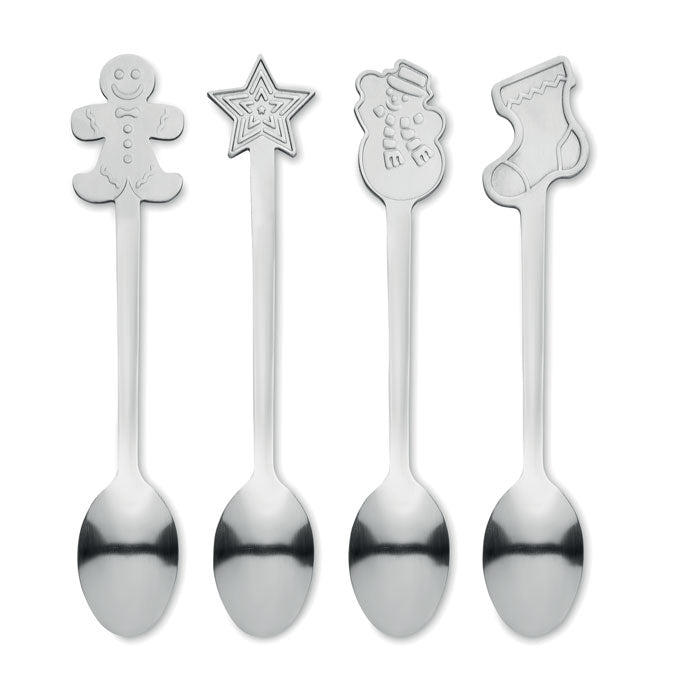 4 Teelöffel-Set - Weihnachten