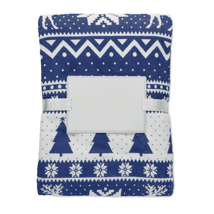 Coral Fleece-Decke - Wintermotiv