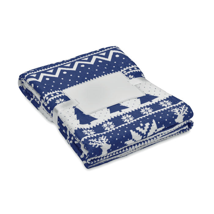 Coral Fleece-Decke - Wintermotiv