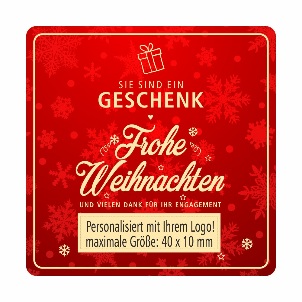 verschiedene Gewürzmischungen "Sie sind / Du bist ein Geschenk" - mit Logo (rote Serie)