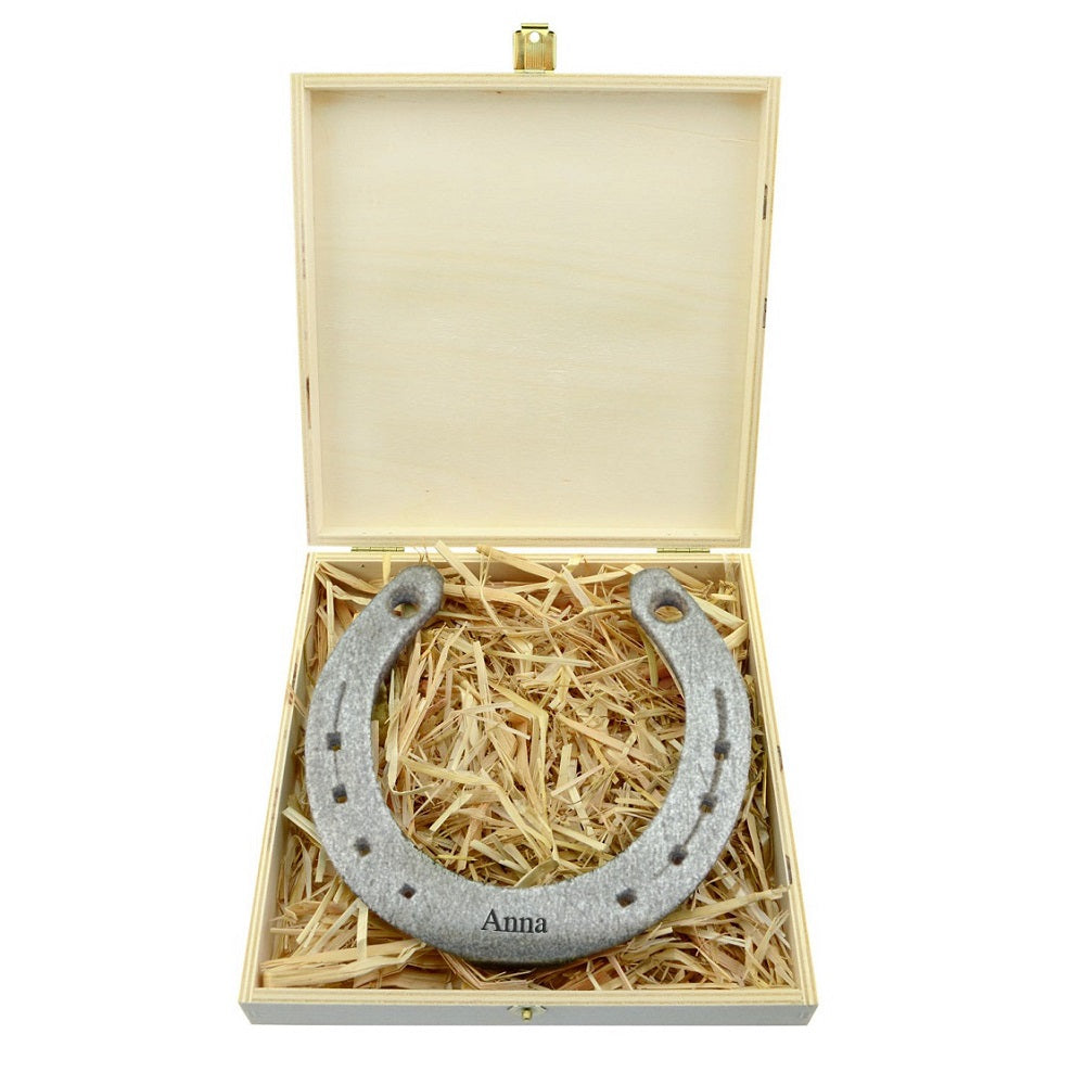 Hufeisenbox "Zum Jubiläum alles Gute" mit Gravur