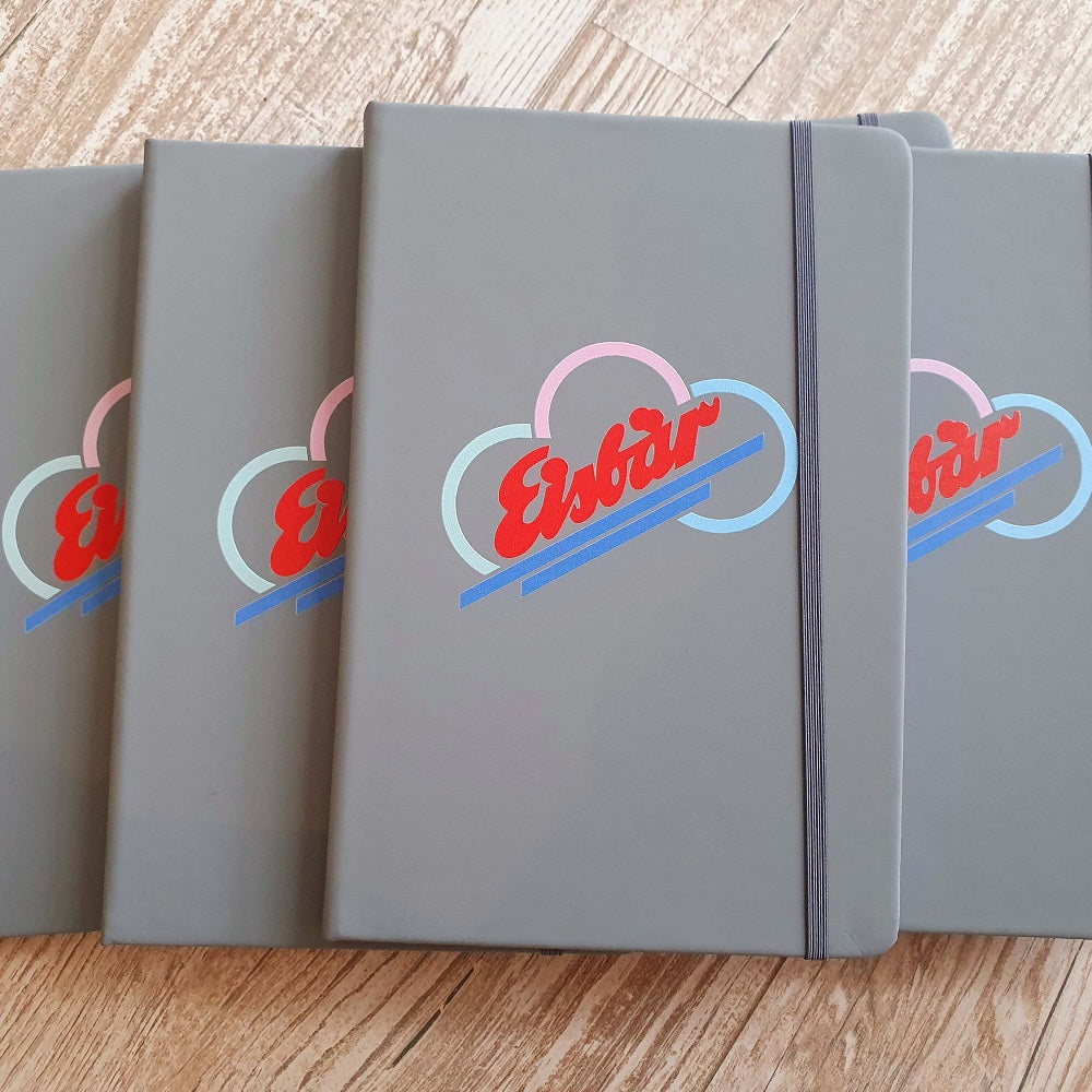 Hardcover Notizbuch A5 - Liniert mit Ihrem Firmenlogo