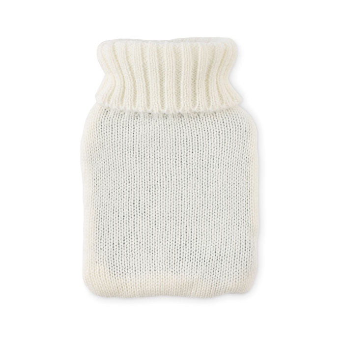 Wärmflasche mit gestricktem Bezug
