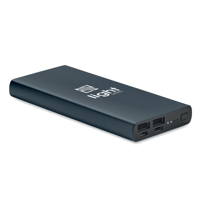 Powerbank 10000 mAh mit recyceltem Aluminiumgehäuse