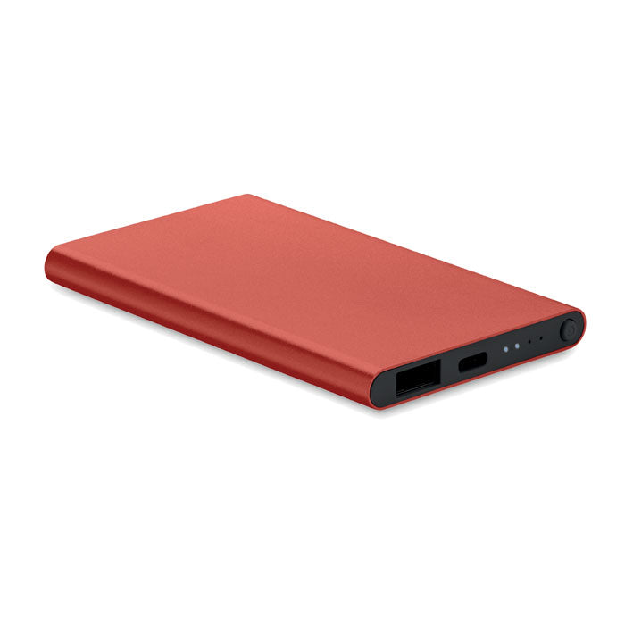 Powerbank 4000 mAh mit recyceltem Aluminiumgehäuse
