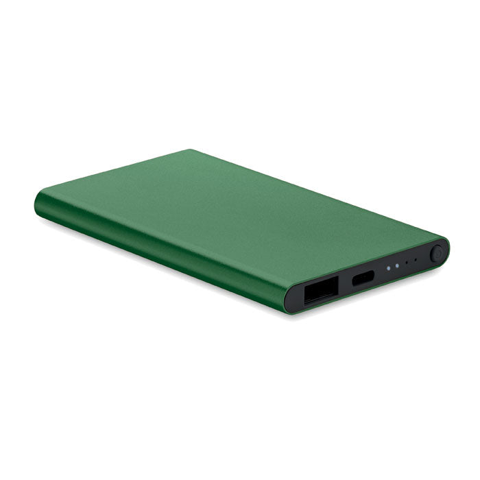 Powerbank 4000 mAh mit recyceltem Aluminiumgehäuse