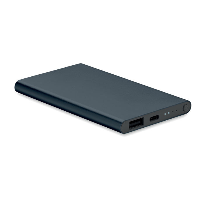 Powerbank 4000 mAh mit recyceltem Aluminiumgehäuse