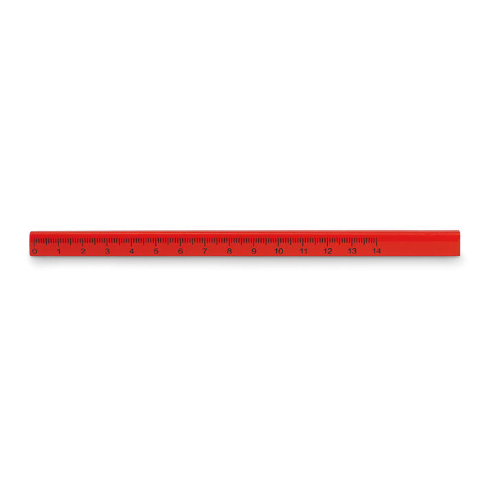 Zimmermanns-Bleistift mit Lineal