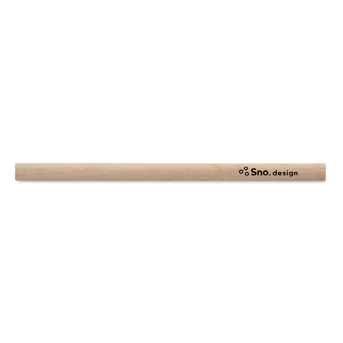Zimmermanns-Bleistift mit Lineal