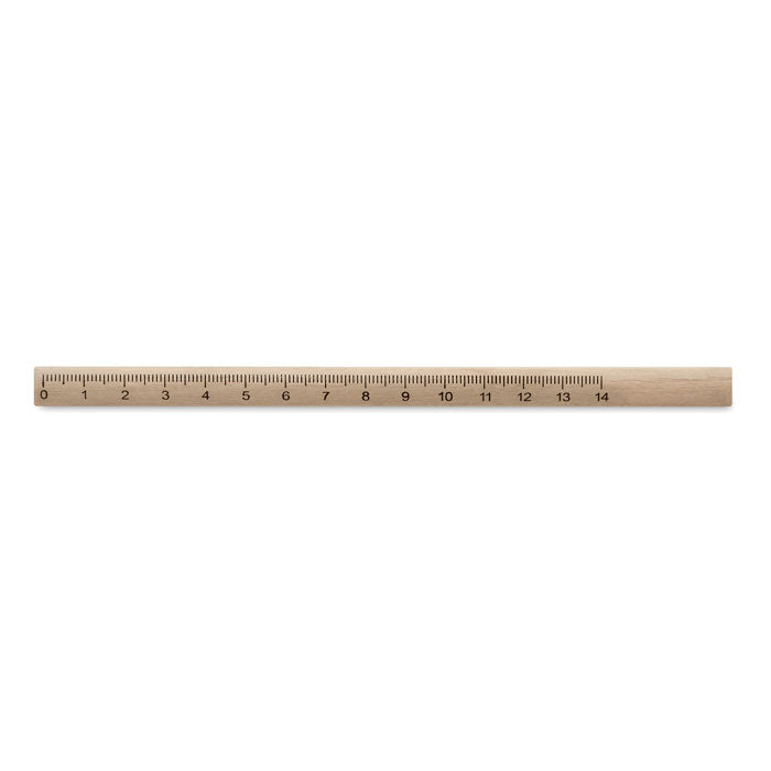 Zimmermanns-Bleistift mit Lineal
