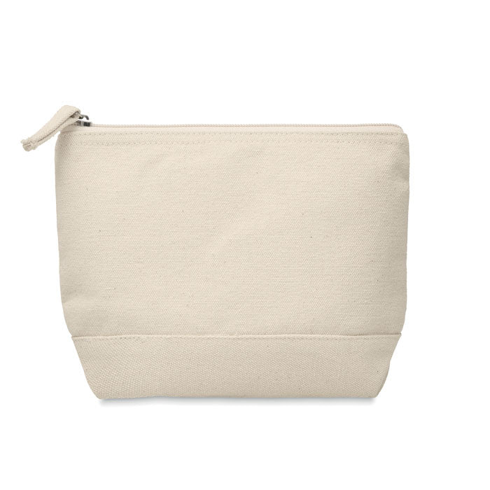 Kosmetiktasche mit farbig abgesetztem Boden