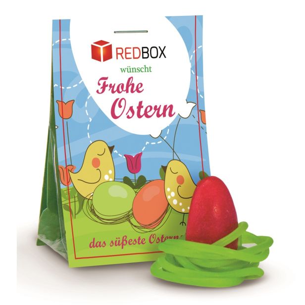 Naschtasche Osternest - individuell bedruckbar