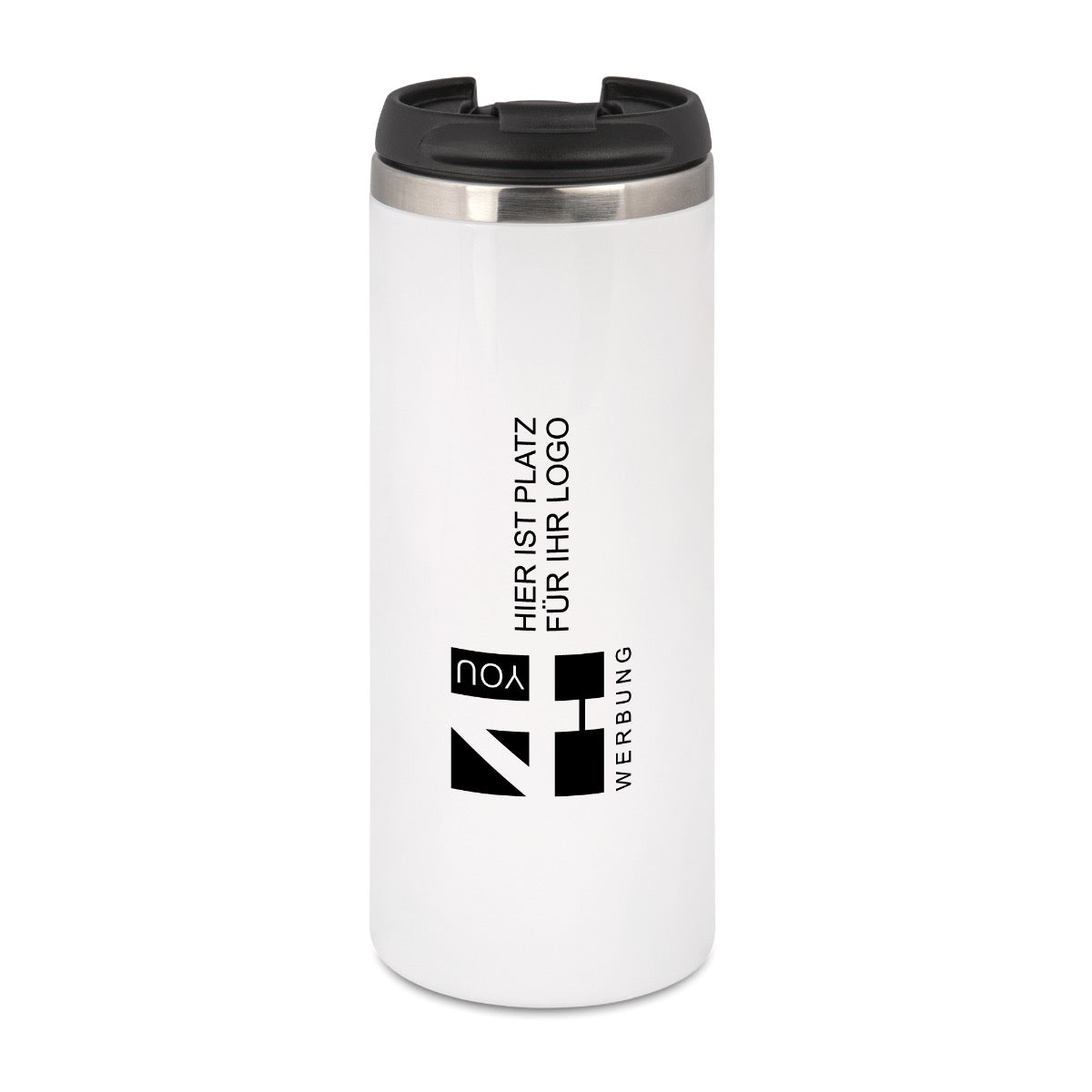 Edelstahl Thermobecher mit Logodruck