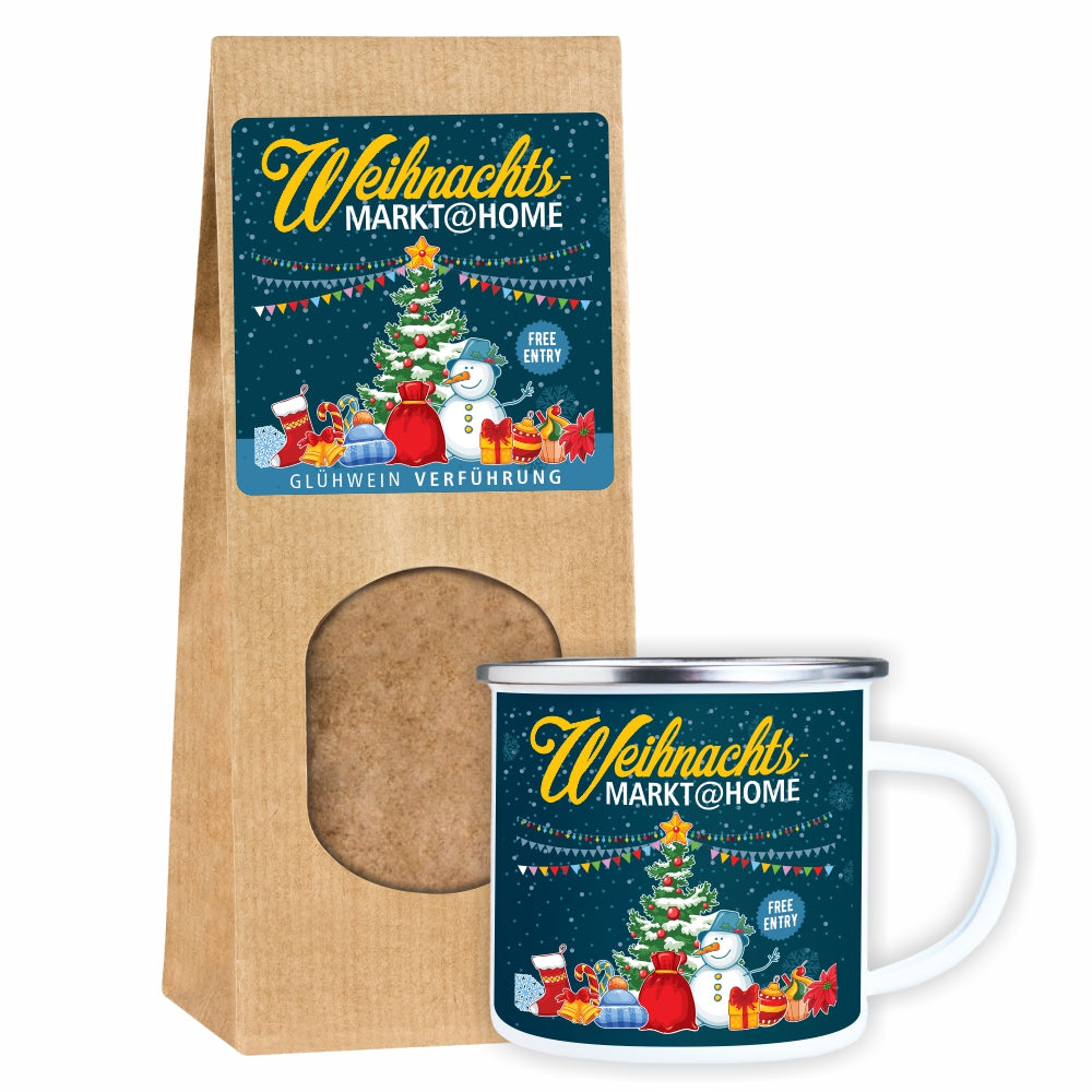 Weihnachtsmarkt@home - Geschenkset mit Logo