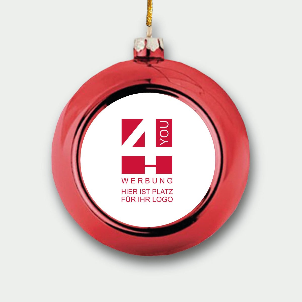 Christbaumkugel mit individuellem Logo