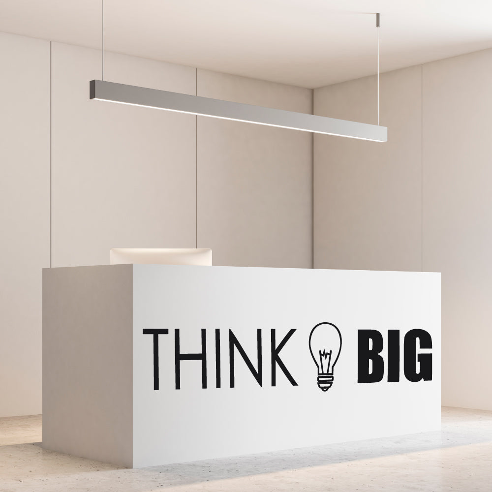 Wandtattoo "Think big"
