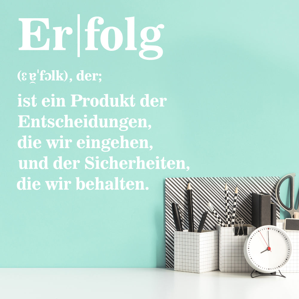 Wandtattoo "Erfolg"