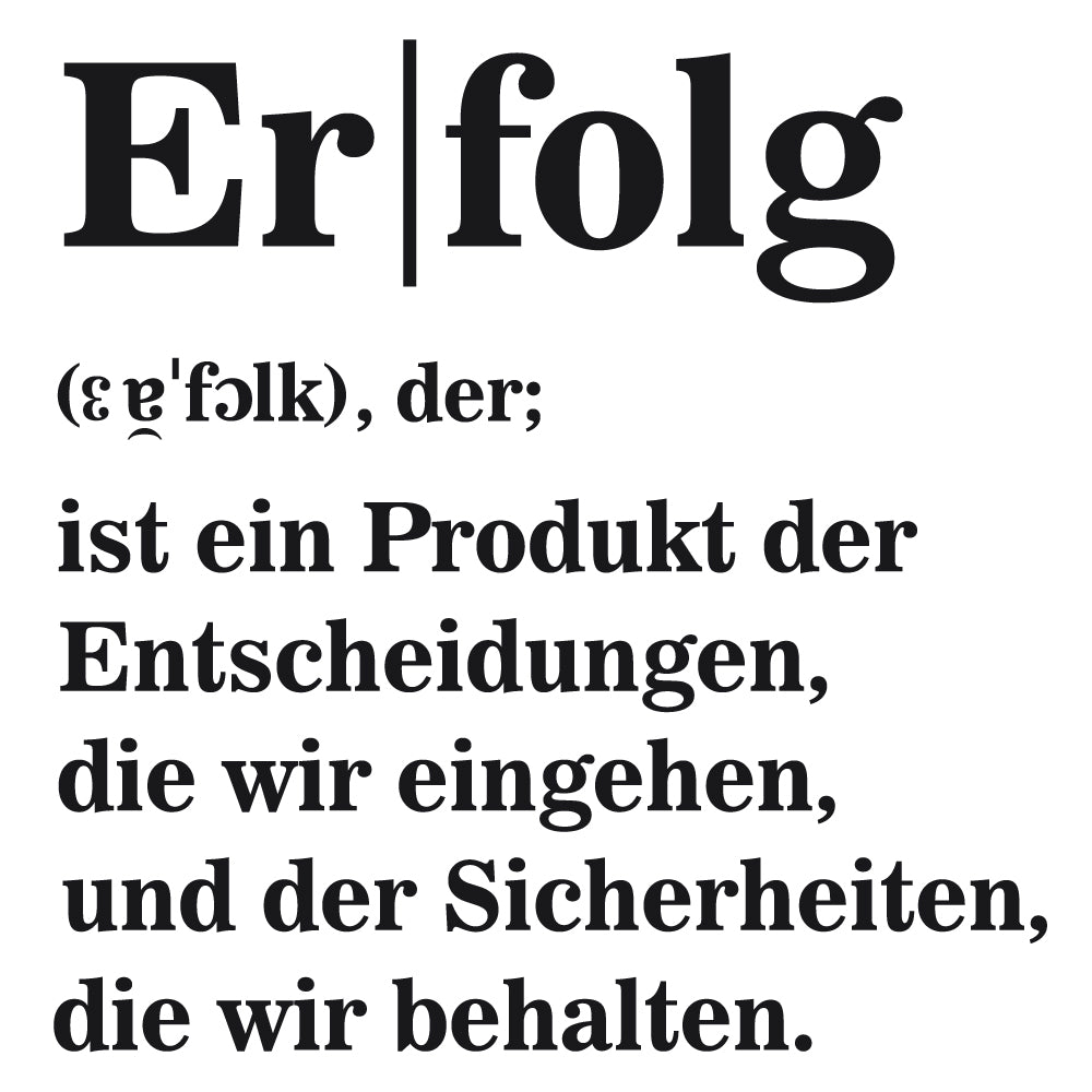 Wandtattoo "Erfolg"