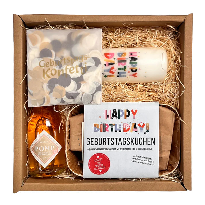 Happy Birthday Geschenk Box für Mitarbeiter