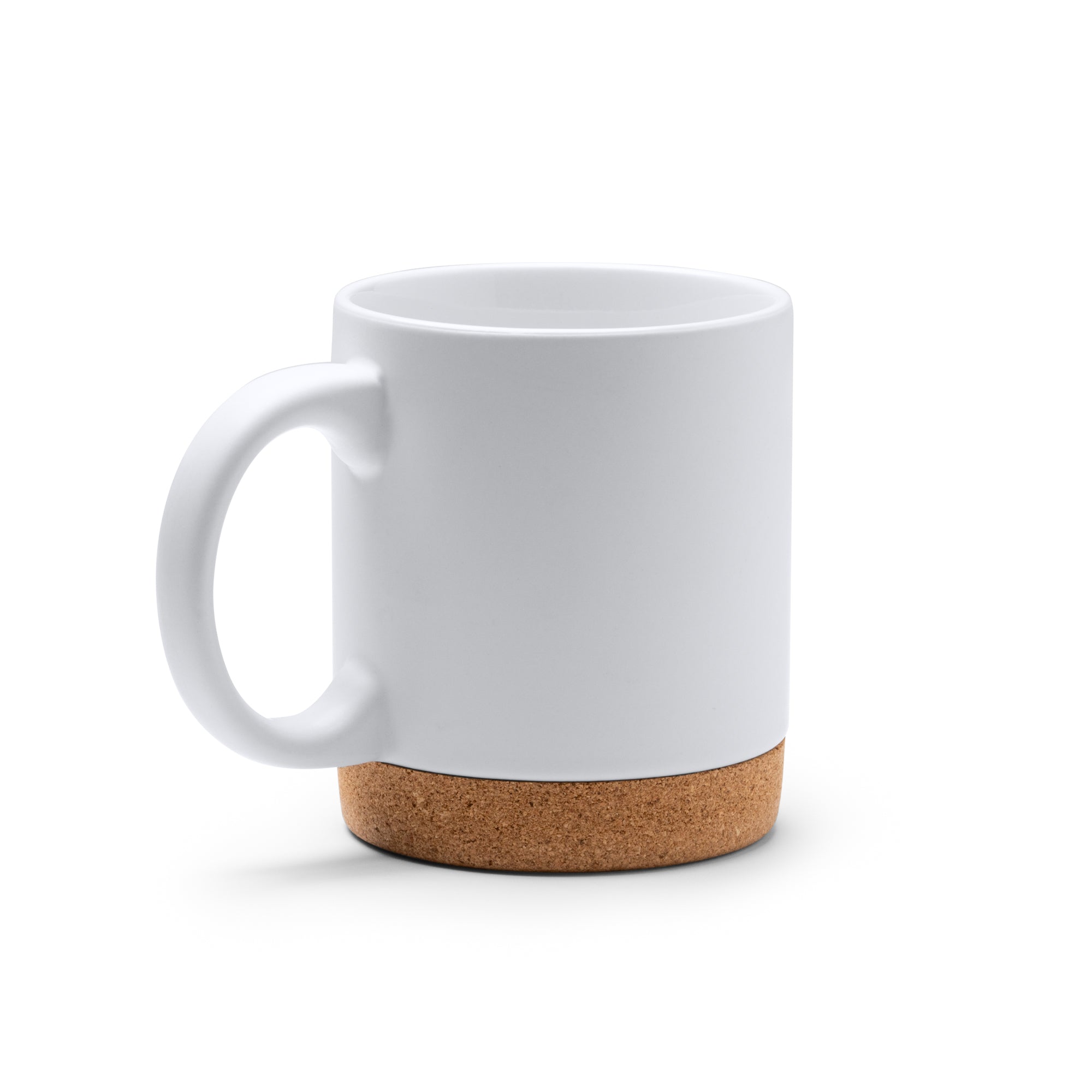 Premium Keramiktasse mit Korkboden/Deckel