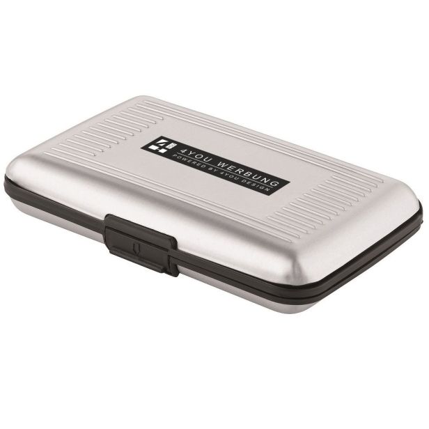 Nageletui "Travel & Manicure" silber mit Logo