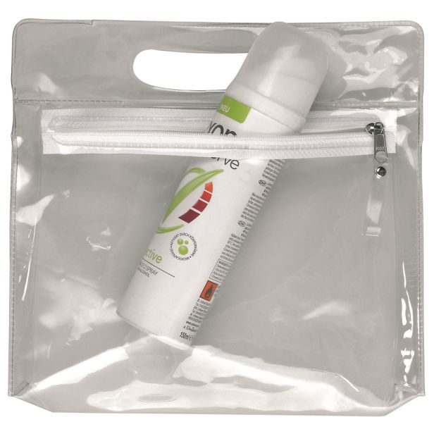 Sicherheitstasche "Flight Bag" mit Logodruck