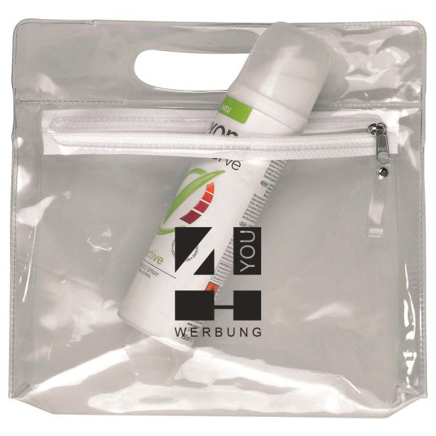Sicherheitstasche "Flight Bag" mit Logodruck